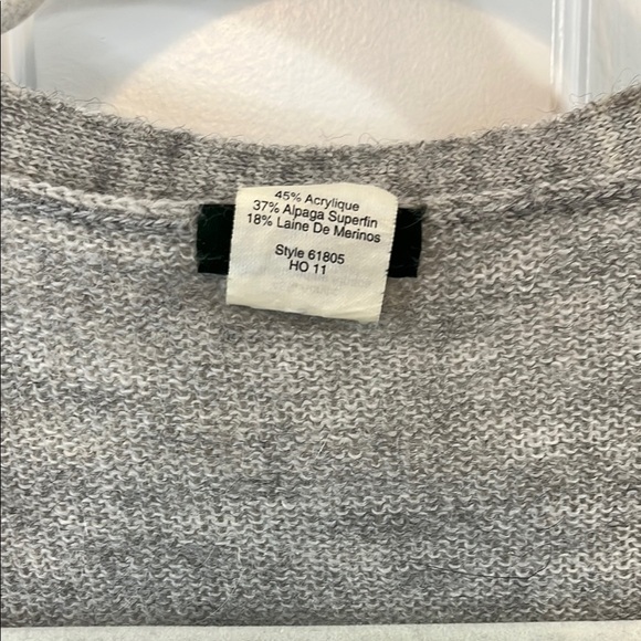 J. Crew V Neck Button Down Grandpacore Alpaca & Wool Sweater Cardigan - Size S - Picture 13 of 13